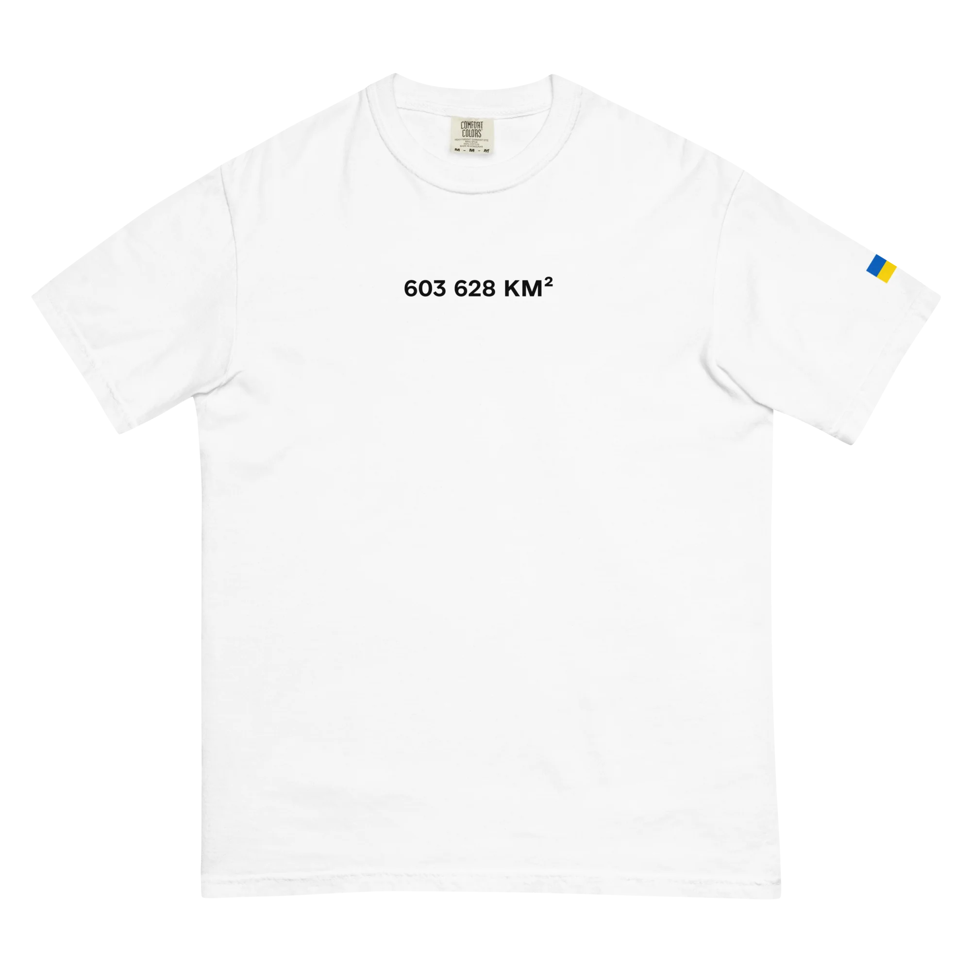 603,628 km² Black T-shirt - Image 4