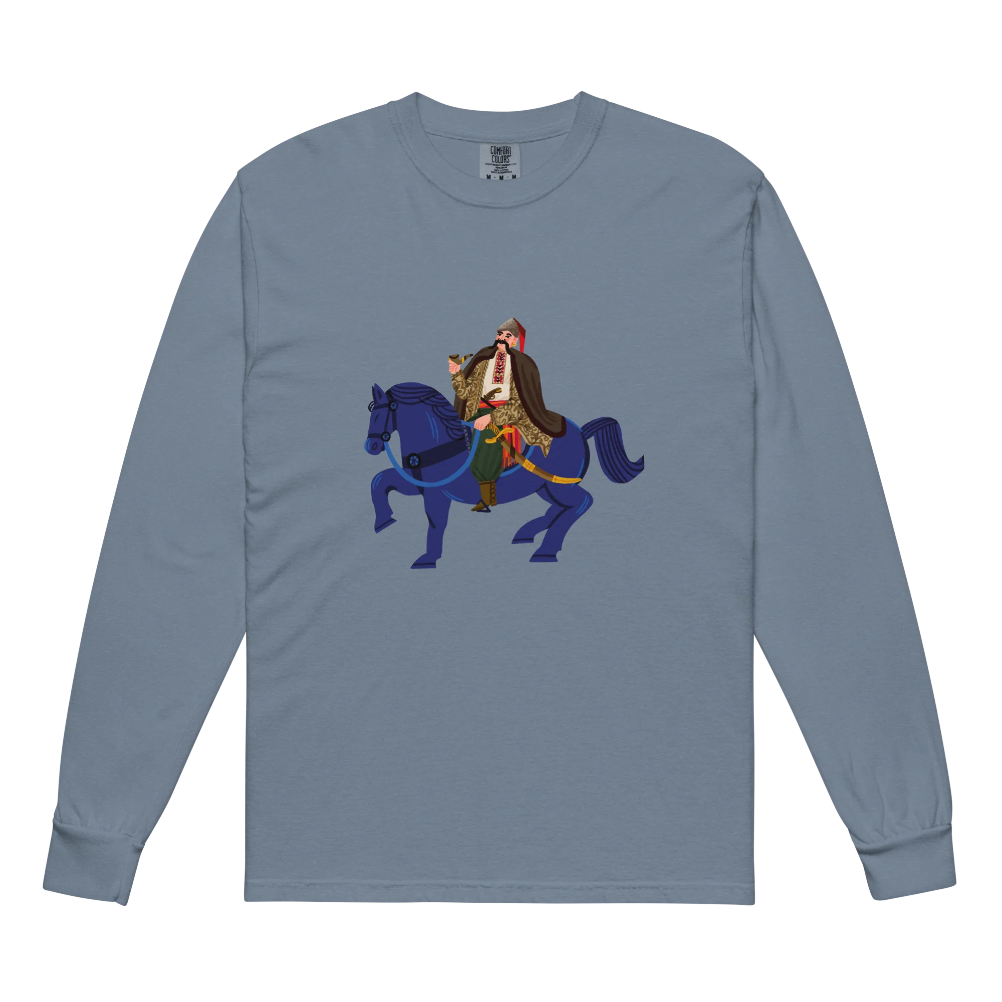 Large-print Cossack Long Sleeve - Image 2