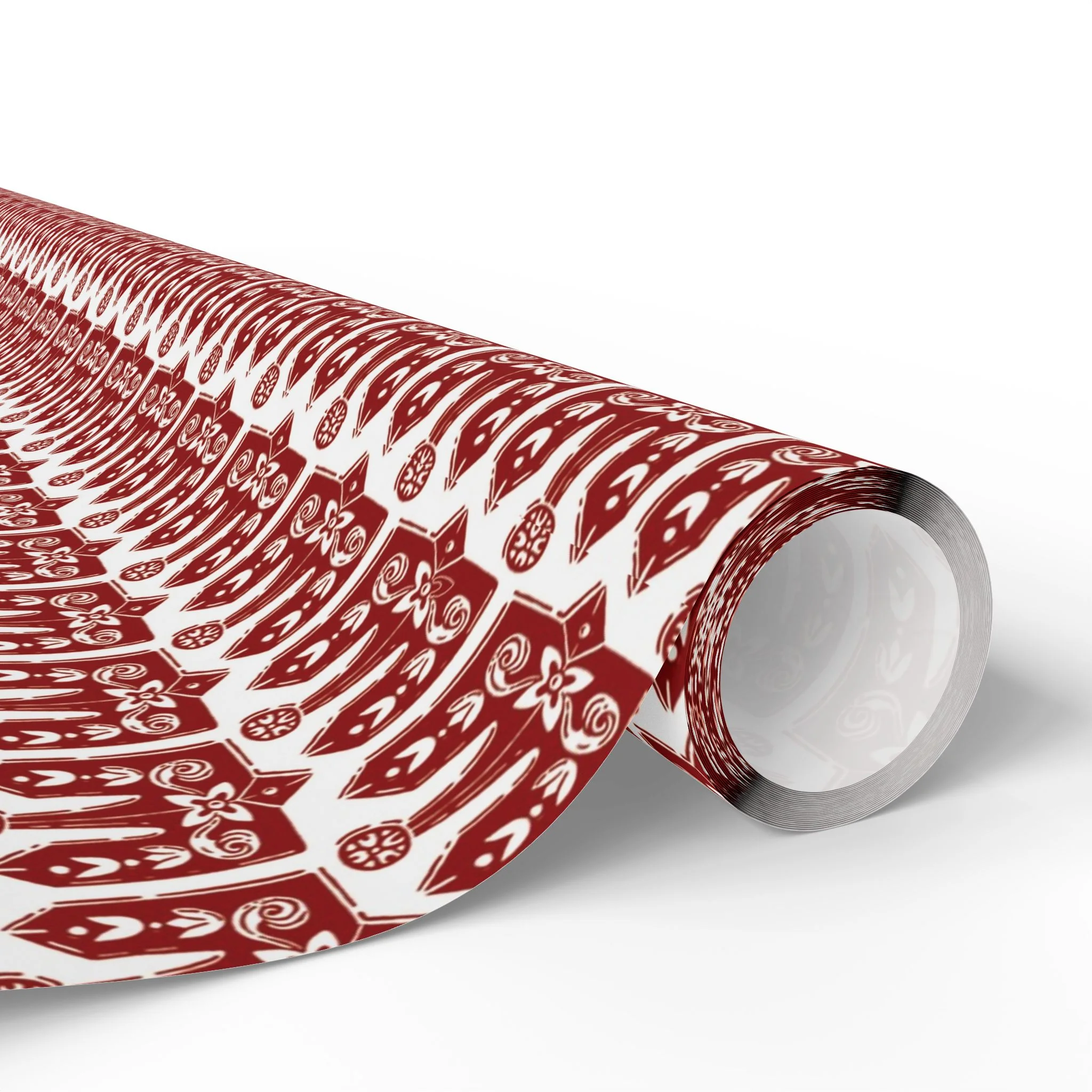 Tryzub Wrapping Paper (Red) - Image 3