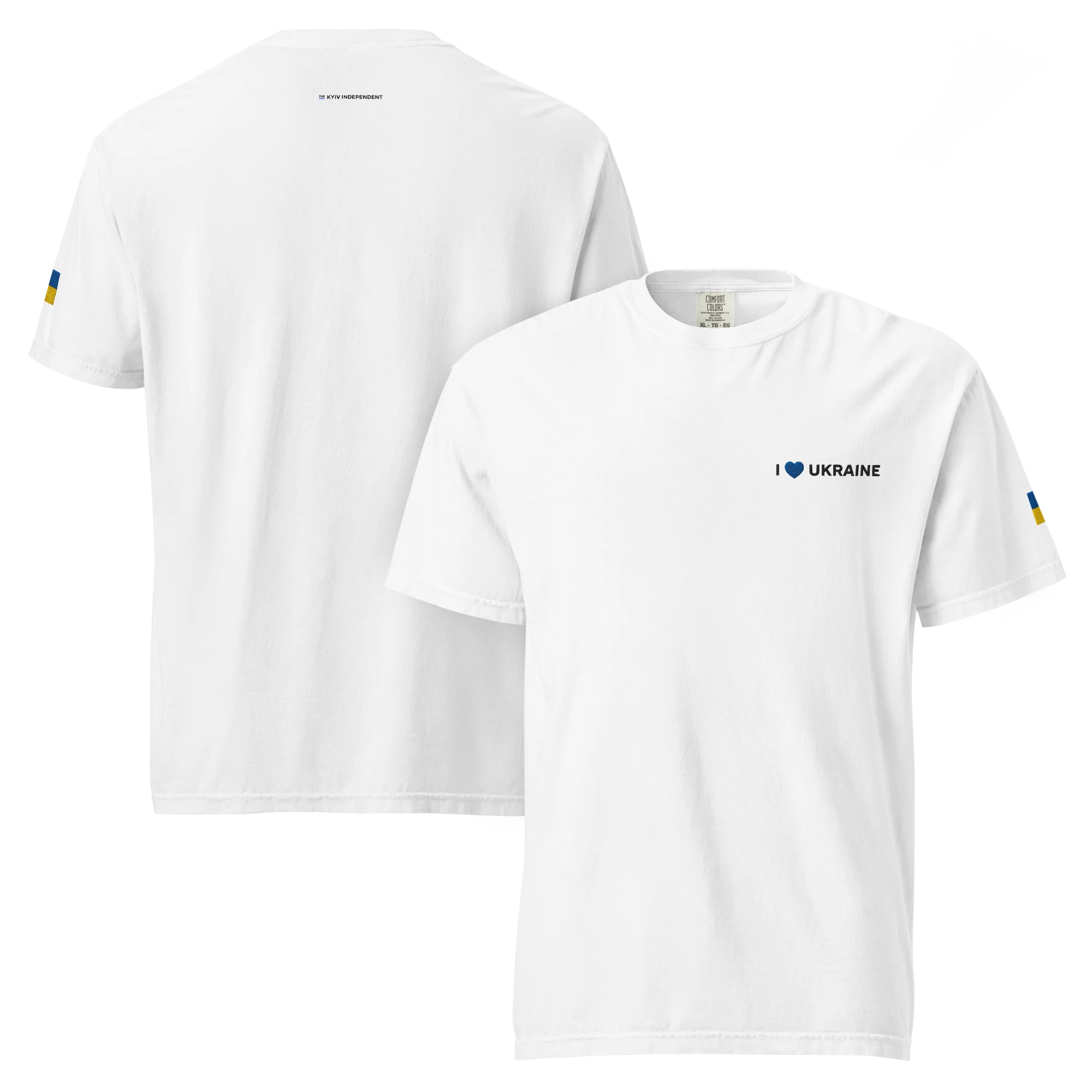 I Love Ukraine Embroidered T-shirt - Image 8